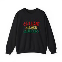 Load image into Gallery viewer, Brilliant Black Builders Crewneck Sweatshirt
