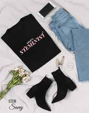 Load image into Gallery viewer, 100% STEMinist Bella+Canvas Soft Tee - Women in STEM - Girls Love Tech Gift - Girls Who Code - Smart Tech
