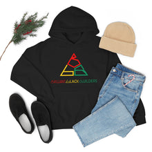 Load image into Gallery viewer, Brilliant Black Builders Unisex Heavy Blend™ Hooded Sweatshirt - Option 2