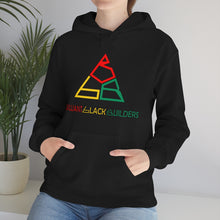 Load image into Gallery viewer, Brilliant Black Builders Unisex Heavy Blend™ Hooded Sweatshirt - Option 2