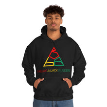 Load image into Gallery viewer, Brilliant Black Builders Unisex Heavy Blend™ Hooded Sweatshirt - Option 2