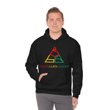 Load image into Gallery viewer, Brilliant Black Builders Unisex Heavy Blend™ Hooded Sweatshirt - Option 2