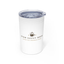 Load image into Gallery viewer, STEM Savvy Brew Coffee Vacuum Tumbler & Insulator, 11oz. Travel Mug