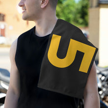 Load image into Gallery viewer, Number 5 Team Rally Towel 11inx18in - Team Number - Jersey Number - Player Number - Yellow