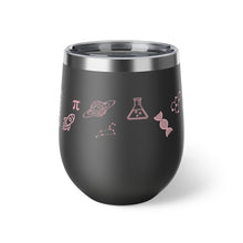Load image into Gallery viewer, Science Wine Tumbler - Copper Vacuum Insulated Cup, 12oz - Female Engineer Gift - Scientist - Women in STEM - Graduation Gift for Her