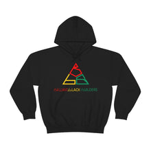 Load image into Gallery viewer, Brilliant Black Builders Unisex Heavy Blend™ Hooded Sweatshirt - Option 2