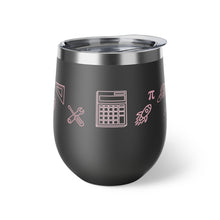 Load image into Gallery viewer, Science Wine Tumbler - Copper Vacuum Insulated Cup, 12oz - Female Engineer Gift - Scientist - Women in STEM - Graduation Gift for Her