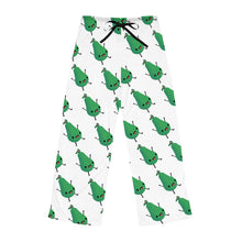 Load image into Gallery viewer, Peary Women's White Pajama Pants - Right Side Up
