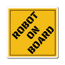 Load image into Gallery viewer, Robot on Board Car Magnet