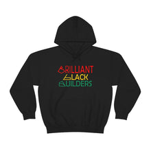 Load image into Gallery viewer, Brilliant Black Builders Unisex Heavy Blend™ Hooded Sweatshirt - Option 1