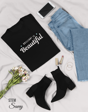 Load image into Gallery viewer, Brilliant is Beautiful Bella+Canvas Unisex Tee - Women in STEM - Female Engineer Gift - Smart Girl