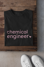 Load image into Gallery viewer, Chemical Engineer with Heart Bella+Canvas Unisex Tee - Female Engineer Gift - STEMinist
