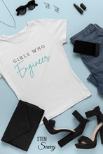 Load image into Gallery viewer, Girls Who Engineer Bella+Canvas Unisex Jersey Short Sleeve Tee