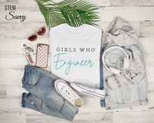 Load image into Gallery viewer, Girls Who Engineer Bella+Canvas Unisex Jersey Short Sleeve Tee