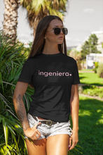 Load image into Gallery viewer, Ingeniera with Heart Bella+Canvas Unisex Tee Women in STEM - Latina Engineer- STEMinist