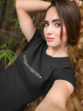 Load image into Gallery viewer, Ingeniera with Heart Bella+Canvas Unisex Tee Women in STEM - Latina Engineer- STEMinist