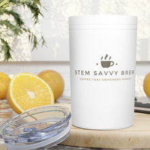 Load image into Gallery viewer, STEM Savvy Brew Coffee Vacuum Tumbler & Insulator, 11oz. Travel Mug