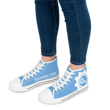 Load image into Gallery viewer, Gearbox Girls Robotics Club Supporting Girls in STEM - Women's High Top Sneakers