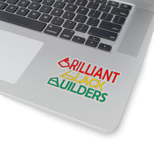 Load image into Gallery viewer, Brilliant Black Builders Kiss-Cut Stickers - Multiple Sizes