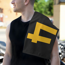 Load image into Gallery viewer, Number 4 Team Rally Towel 11inx18in - Team Number - Jersey Number - Player Number - Yellow