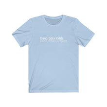 Load image into Gallery viewer, Gearbox Girls Unisex Jersey Short Sleeve Tee