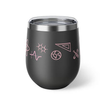 Load image into Gallery viewer, Science Wine Tumbler - Copper Vacuum Insulated Cup, 12oz - Female Engineer Gift - Scientist - Women in STEM - Graduation Gift for Her