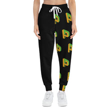 Load image into Gallery viewer, Split Pearadox Athletic Black Joggers