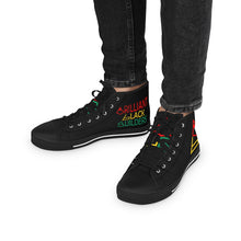 Load image into Gallery viewer, Brilliant Black Builders Robotics Club Supporting Black Youth in STEM - Men's High Top Sneakers