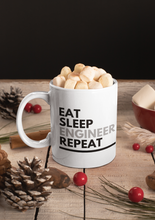 Load image into Gallery viewer, Eat Sleep Engineer Coffee Mug