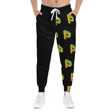 Load image into Gallery viewer, Split Pearadox Athletic Black Joggers