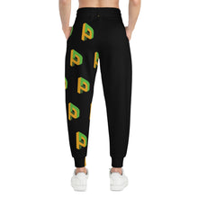 Load image into Gallery viewer, Split Pearadox Athletic Black Joggers