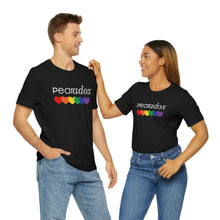 Load image into Gallery viewer, Pearadox Pride with Hearts Bella Canvas Unisex Jersey Short Sleeve Tee
