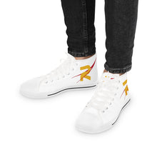 Load image into Gallery viewer, Robonauts FIRST Robotics Team 118 Men's High Top Sneakers - White