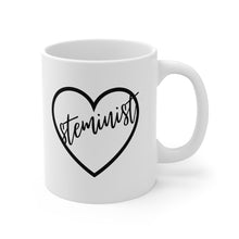Load image into Gallery viewer, STEMinist with Heart Coffee Mug