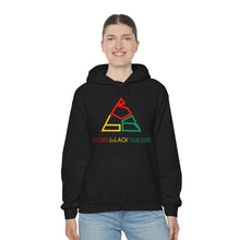 Load image into Gallery viewer, Brilliant Black Builders Unisex Heavy Blend™ Hooded Sweatshirt - Option 2