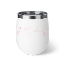 Load image into Gallery viewer, Science Wine Tumbler - Copper Vacuum Insulated Cup, 12oz - Female Engineer Gift - Scientist - Women in STEM - Graduation Gift for Her
