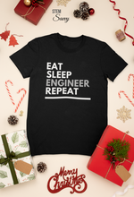 Load image into Gallery viewer, Eat Sleep Engineer Bella+Canvas Unisex Tee - Engineer Gift - Mentor Gift