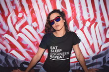 Load image into Gallery viewer, Eat Sleep Engineer Bella+Canvas Unisex Tee - Engineer Gift - Mentor Gift