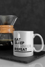 Load image into Gallery viewer, Eat Sleep Engineer Coffee Mug