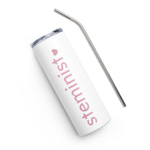 Load image into Gallery viewer, STEMinist Slim Stainless Steel Tumbler