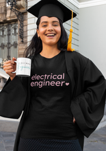 Load image into Gallery viewer, Electrical Engineer with Heart Bella+Canvas Unisex Tee Women in STEM - Female Engineer - Engineer Gift