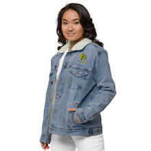 Load image into Gallery viewer, Pearadox Unisex denim Sherpa Jacket