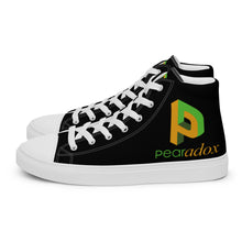 Load image into Gallery viewer, Pearadox FIRST Robotics Team 5414Women’s high top canvas shoes