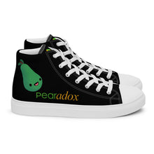 Load image into Gallery viewer, Pearadox FIRST Robotics Team 5414Women’s high top canvas shoes