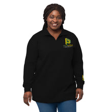 Load image into Gallery viewer, Pearadox Embroidered Quarter Zip Unisex Fleece Pullover (logo embroidered on the back)
