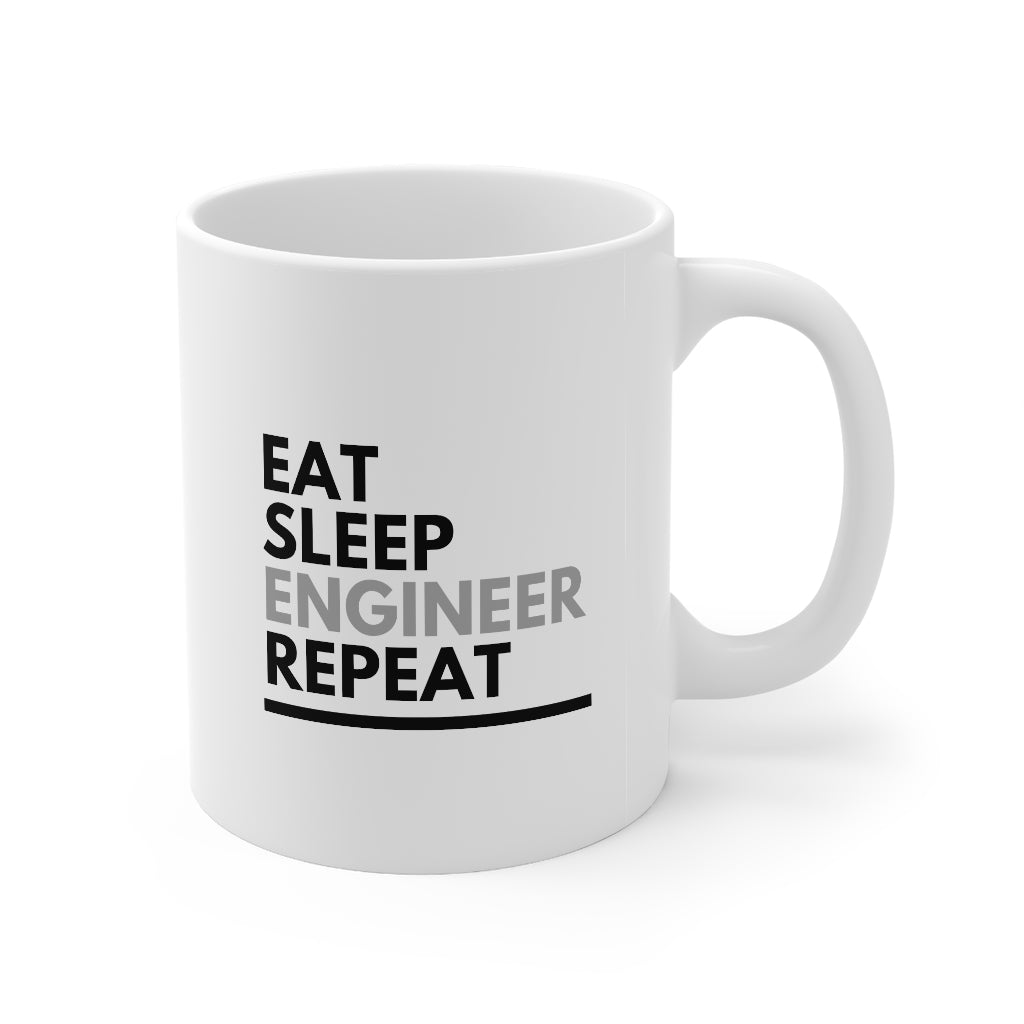 Eat Sleep Engineer Coffee Mug