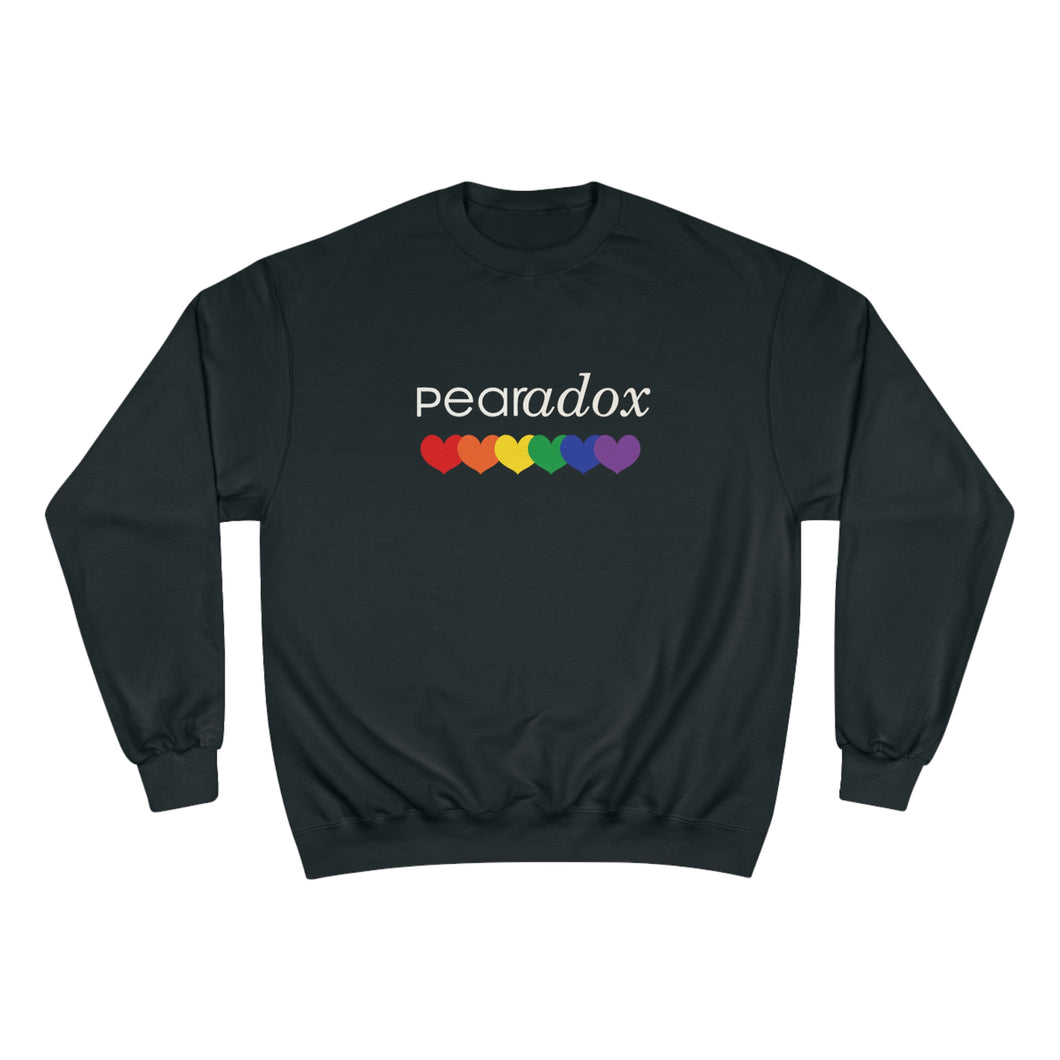 Pearadox Pride with Hearts All Champion Sweatshirt