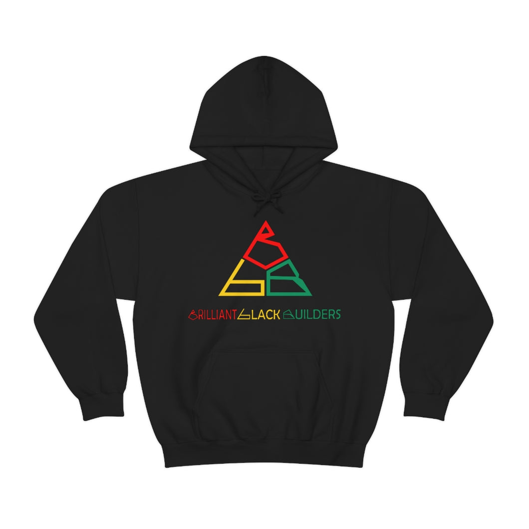 Brilliant Black Builders Unisex Heavy Blend™ Hooded Sweatshirt - Option 2