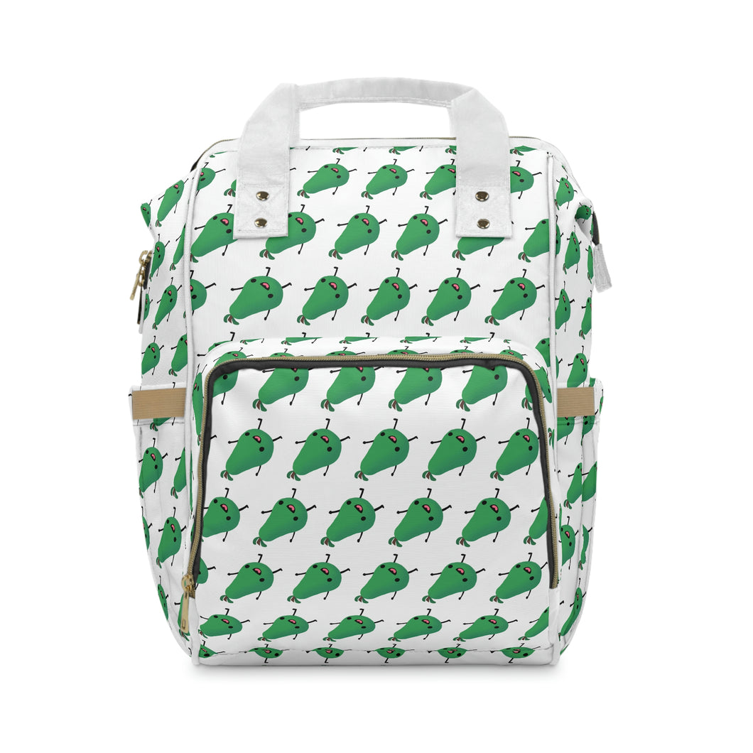 Peary Multifunctional White Backpack - Lots of Pockets and Compartments!