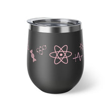 Load image into Gallery viewer, Science Wine Tumbler - Copper Vacuum Insulated Cup, 12oz - Female Engineer Gift - Scientist - Women in STEM - Graduation Gift for Her
